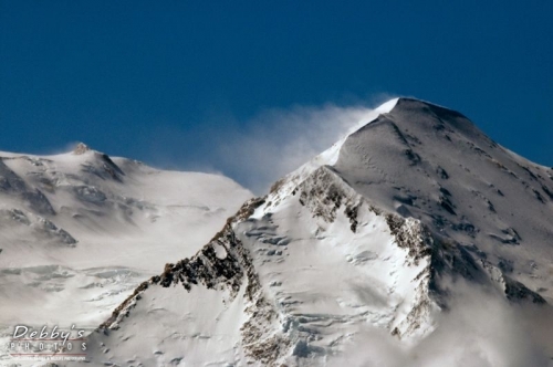 AK6 Closeup of Top of Mt. Denali, Alaska