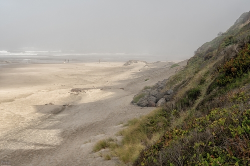 8418 Oregon Trip, Lincoln City Beach Foggy Morning