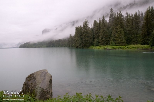 AK71 Haines Lake in Rain and Fog
