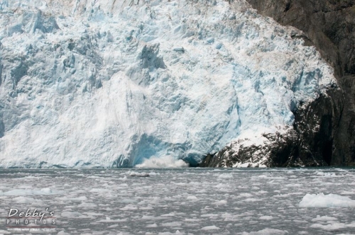 AK74 Kenai Fjord Glacier Calving