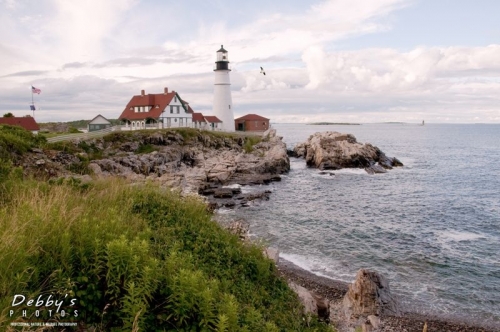 2440b Portland Head with Rocks, Cape Elizabeth